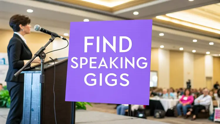 How to Find Speaking Opportunities and Get Booked